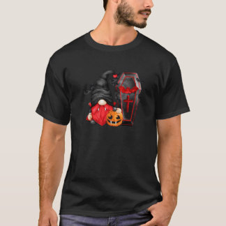 Camiseta Lindos Gnomos Bruxas Boo Com Morcegos Abóbora Dia 