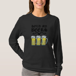 Camiseta Lindos Segurem Minhas Cervejas Palavras Para Amigo