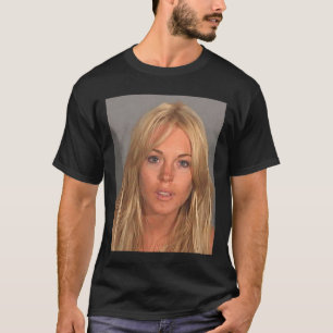 Camiseta LINDSAY LOHAN MUGSHOT Classic T
