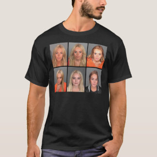 Camiseta LINDSAY LOHAN MUGSHOTS Poster
