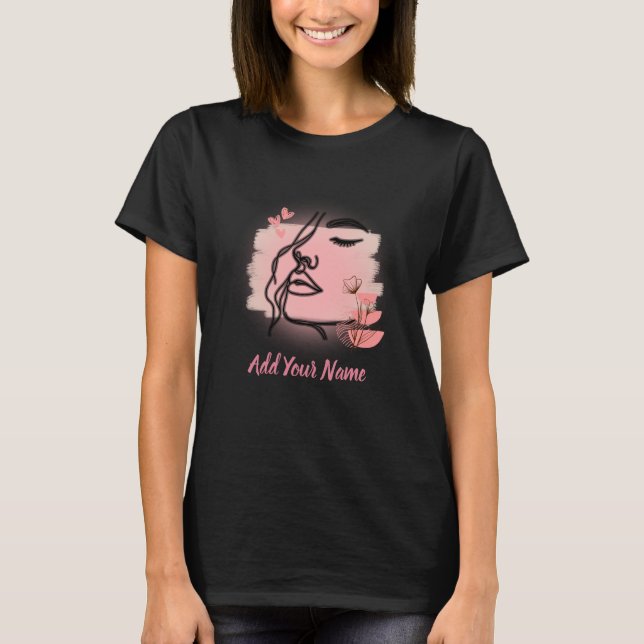 Camiseta Line art Face Tshirt (Frente)