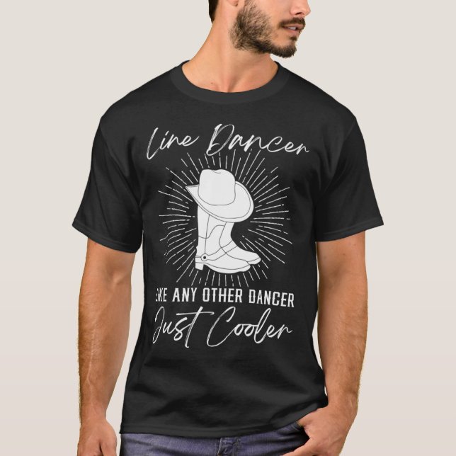 Camiseta Line Dancer Line Dance Line Dancing (Frente)