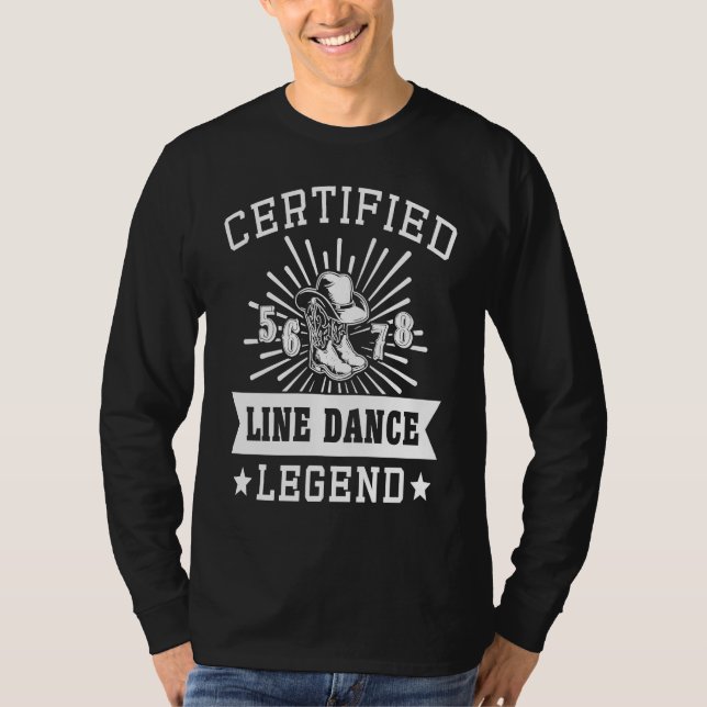 Camiseta Line Dancer Western Country Legend Line Dance (Frente)
