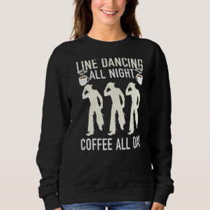 Camiseta Line Dancing And Coffee Western Dancer Caffeine Dr