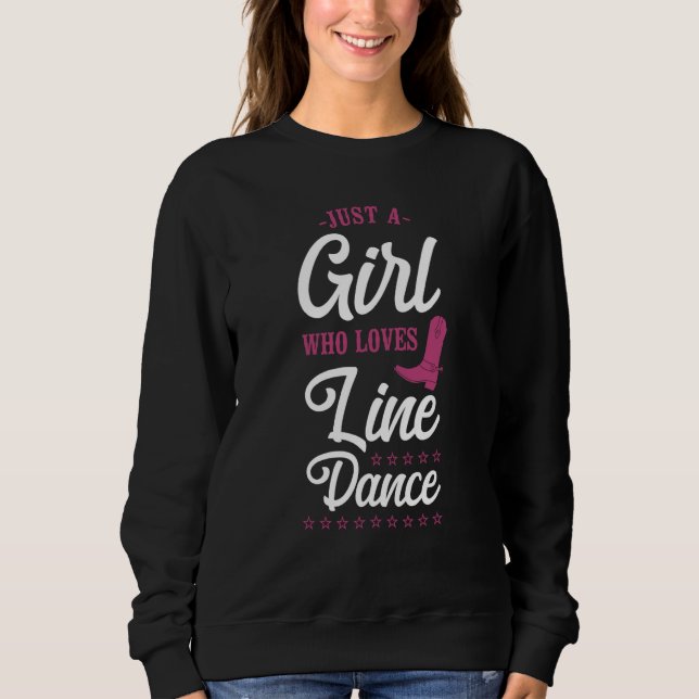 Camiseta Line Dancing Dance Teacher Just A Girl Who Loves L (Frente)