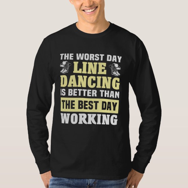 Camiseta Line Dancing Day Line Dancer Line Dance (Frente)