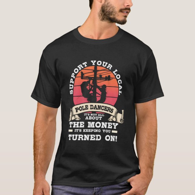 Camiseta Line Line Worker Image On Back Of (Frente)