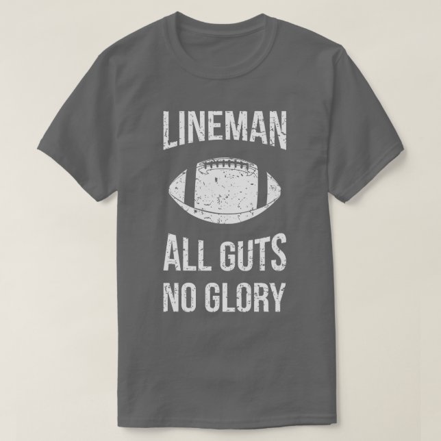 Camiseta Lineman All Guts No Glory VI (Frente do Design)
