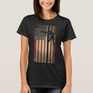 Camiseta Lineman American Flag Electric Cable