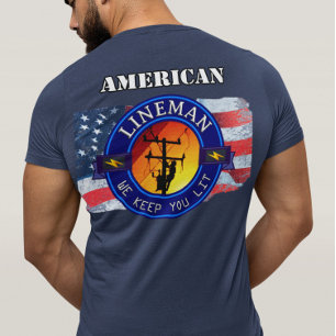 CAMISETA LINEMAN AMERICANO/FLORIDA (QUALQUER ESTADO)