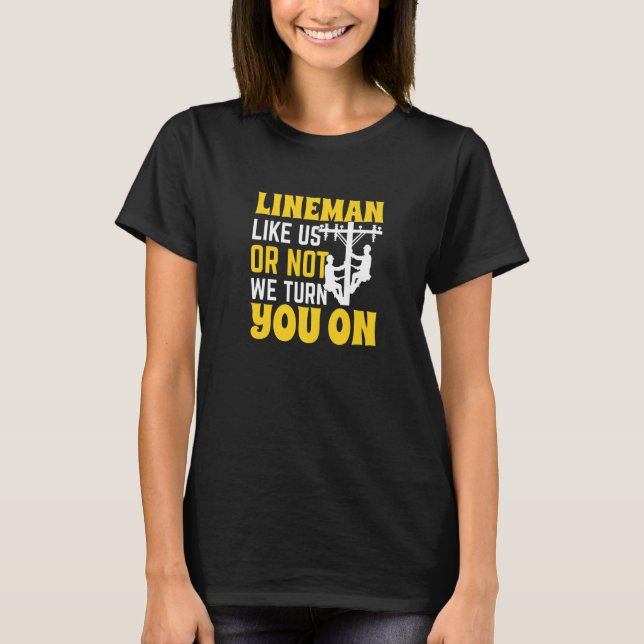 Camiseta Lineman Eletrico Cable Lineman (Frente)