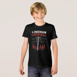 Camiseta Lineman Humor: Poloneses em Cima como um Clima de 