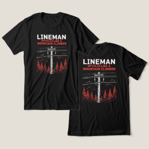 Camiseta Lineman Humor: Poloneses em Cima como um Clima de 