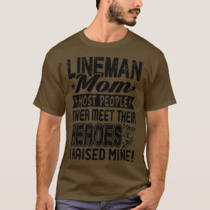 Camiseta Lineman Mãe Shirt Lineman Mãe Herose