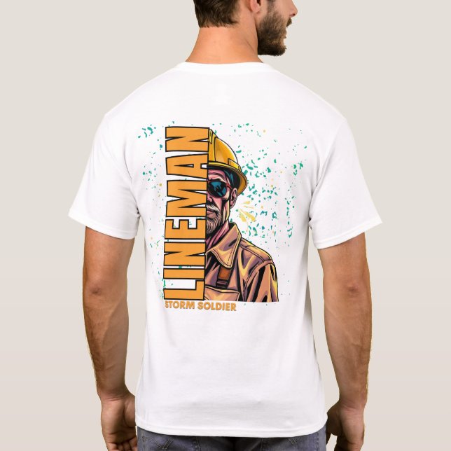 Camiseta Lineman Storm Soldier (Verso)
