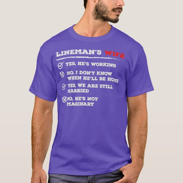 Camiseta Lineman Wife American Electronics Wire (Frente)