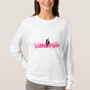 Camiseta Linewife Hoody-Cor-de-rosa