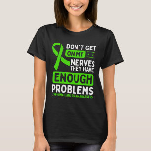 Camiseta Linfoma Cancer Sensibilização Não Nerva Fita Ve