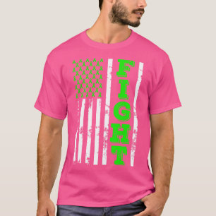 Camiseta Linfoma Conhecimento Luta Contra Bandeira American