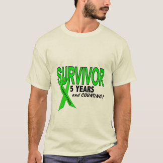 Camiseta Linfoma de Non-Hodgkins sobrevivente de 5 anos