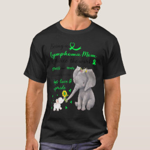 Camiseta Linfoma Elefante Forte Mãe Duas Vezes O Amor