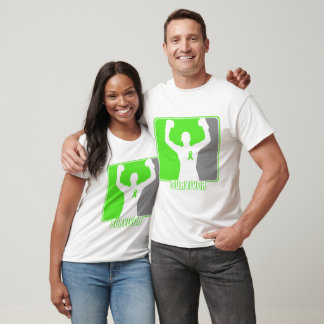 Camiseta Linfoma Não Hodgkin ganhando sobrevivente