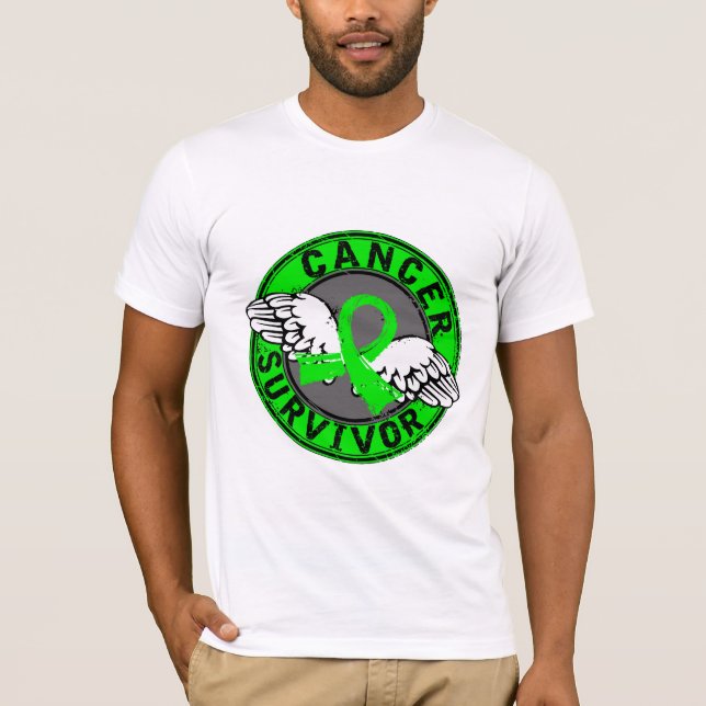 Camiseta Linfoma Non-Hodgkin do sobrevivente 14 (Frente)