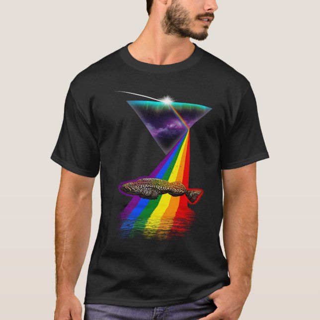 Camiseta Lingcod Prisma Retrô Vintage (Frente)
