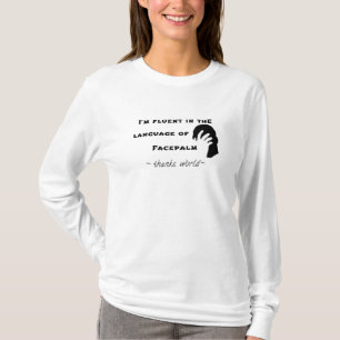 Camiseta Língua do Facepalm