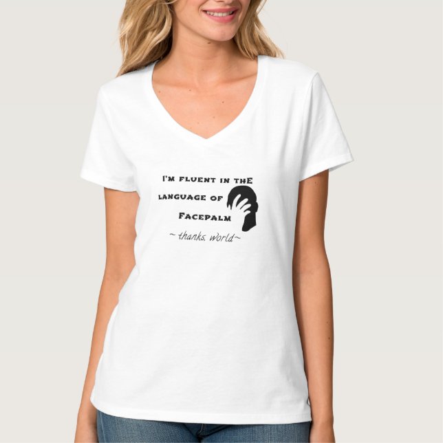 Camiseta Língua do Facepalm (Frente)