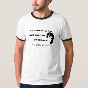 Camiseta Língua do Facepalm