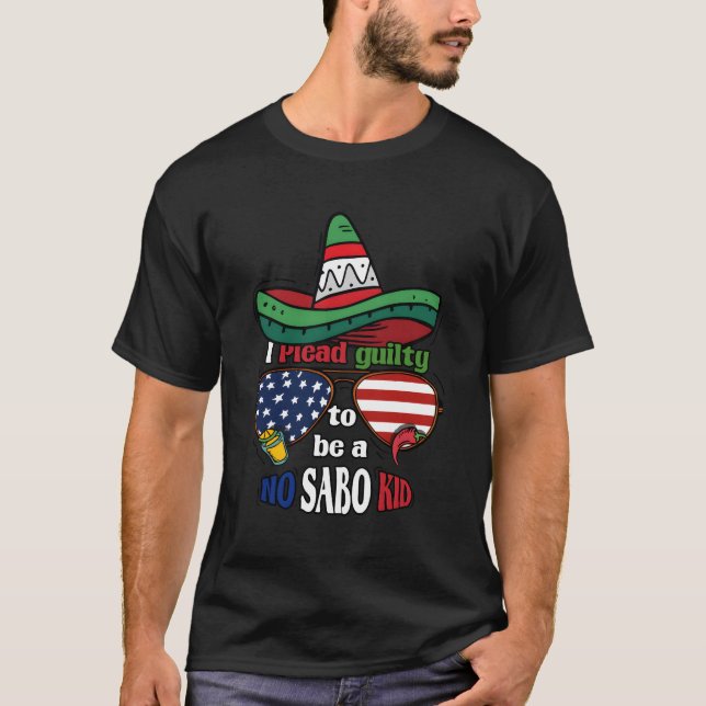 Camiseta Língua espanhola hispânica mexicana no Sabo (Frente)