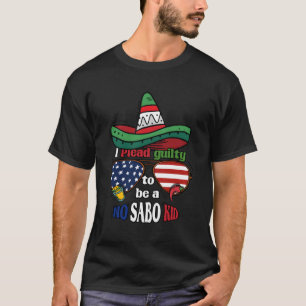 Camiseta Língua espanhola hispânica mexicana no Sabo