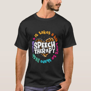 Camiseta Língua falante Patologista da fala Terapia Leopard