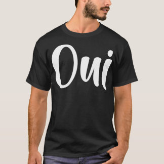 Camiseta Língua francesa oui Sim Francês