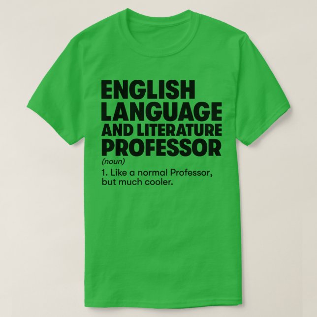Camiseta Língua Inglesa Professor 1 (Frente do Design)