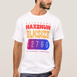 Camiseta Linguagem de Controle de Trabalho de Mainframe (JC