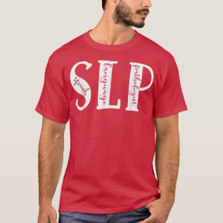 Camiseta Linguagem de fala SLP Patologista Engraçado Lingua