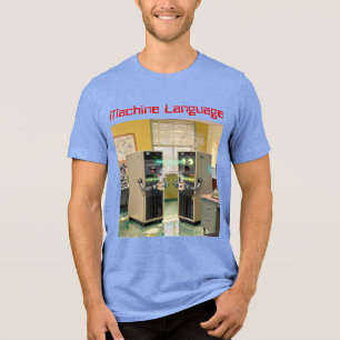 Camiseta “Linguagem de Máquina” - Tecnologia Humorística
