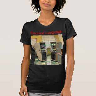 Camiseta “Linguagem de Máquina” - Tecnologia Humorística