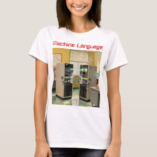 Camiseta “Linguagem de Máquina” - Tecnologia Humorística
