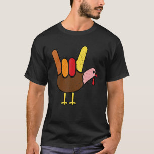 Camiseta Linguagem de Sinais Americana Eu Te Amo, Turma De
