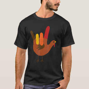 Camiseta Linguagem de Sinais Americana Eu Te Amo, Turma De