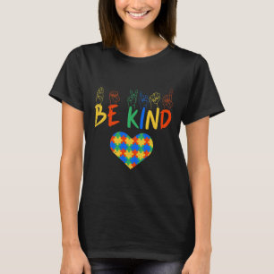 Camiseta Linguagem de Sinais Americana Gentil Conscientizaç