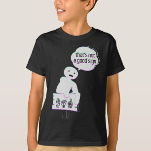 Camiseta Linguagem de Sinais ASL American Fala Consciência 