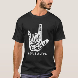 Camiseta Linguagem de Sinais de Amor Dia da Unidade Criança