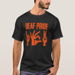 Camiseta Linguagem de Sinais do Orgulho Surdo