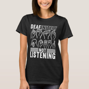 Camiseta linguagem de sinais Sensibilização surda 1