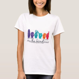Camiseta Linguagem de Sinal de Ativismo - Atrás