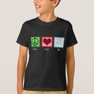 Camiseta Linguagem gestual do amor da paz